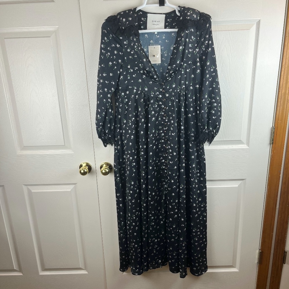 Sister Jane Dream Long Sleeve Floral Maxi Dress Size Small